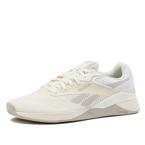 Reebok Nano X4 Mens Shoes, Cross Training Gym Sneakers for Men, Vintage Chalk/Moonstone/Alabaster, 13