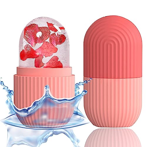 Arto Ice Face Roller Massager,for Face, Eyes and Neck Naturally Conditioning,De-Puff Eye Bags,Reduce Migraine Pain,Reusable Massage Silicone Ice Mold 