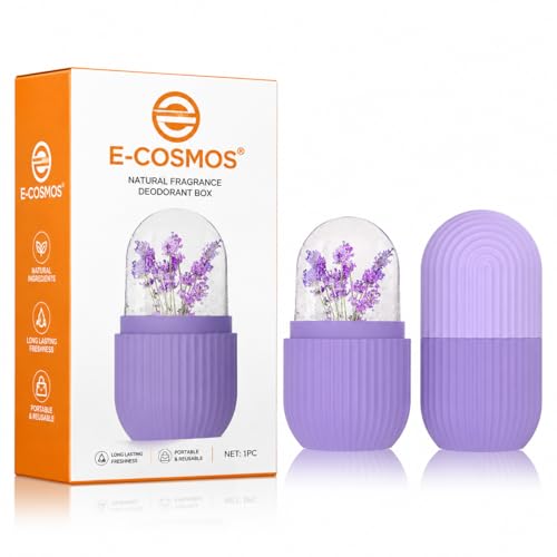 E-COSMOS® Ice Face Roller Silicone Facial Cube for Eyes Neck Massage Remove Dark Circle Pore Shrink Face Beauty Skin Care Ice Mould Kitchen Tools (Mul