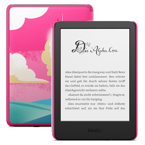 (-38%) Amazon Kindle Kids 16GB (Version 2024) – Falls das Gerät kaputtgeht, ersetzen wir es. Inklusive altersgerechter Bücher, Hülle, blendfreiem Bildschirm und schnellerem Umblättern – Einhorntal-Design