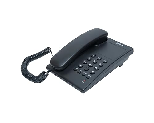 Beetel G10 Newly Launched, Corded Landline Phone, Ringer LED Indication, Desk and Wall Mountable, 3 Step Ringer Volume Control, Tone/Puls/Flash/Pause/