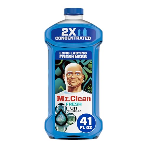 Mr. Clean 2X Concentrated Multi Surface Cleaner with Unstopables Fresh Scent 41 fl oz