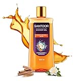 Santoor Moisturizing Shower Gel With Natural Sandalwood Gardenia Extracts