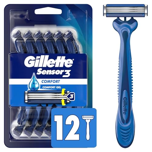 Sensor3 Comfort Mens Disposable Razors 12 Razors