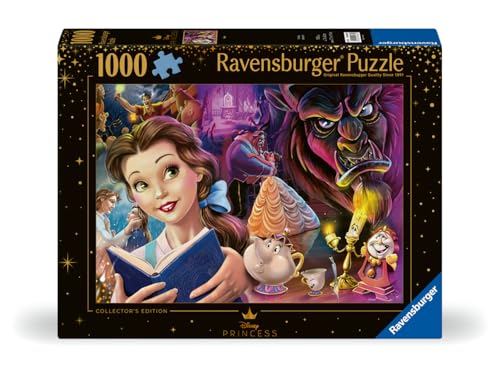 Ravensburger 1000-Piece Disney Beauty and the Beast Jigsaw Puzzle - Fairy Tale Style, 13.2 x 1.0 Inches, 1000 Pieces, Age 14+
