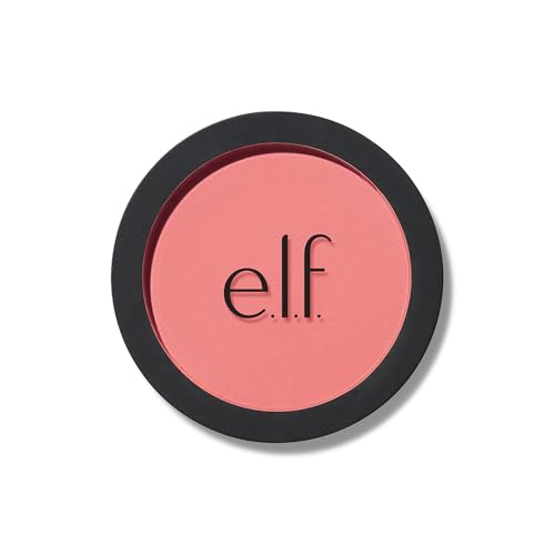 e.l.f. Primer-Infused Matte Blush, Long-Lasting, Lightweight & Buildable Powder Blush, Delivers A Matte Finish, Vegan & Cruelty-Free, Always Crushing