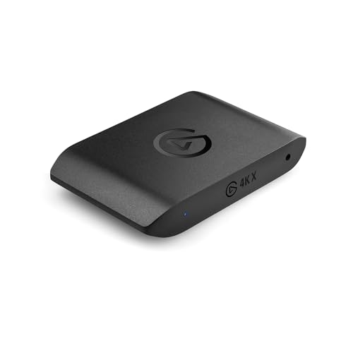 Elgato 4K X – Capture Up to 4K144 with Ultra-Low Latency on PS5/Pro, Xbox Series X/S, Nintendo Switch, OBS and More, HDMI 2.1, VRR, HDR10, USB 3.2 Gen