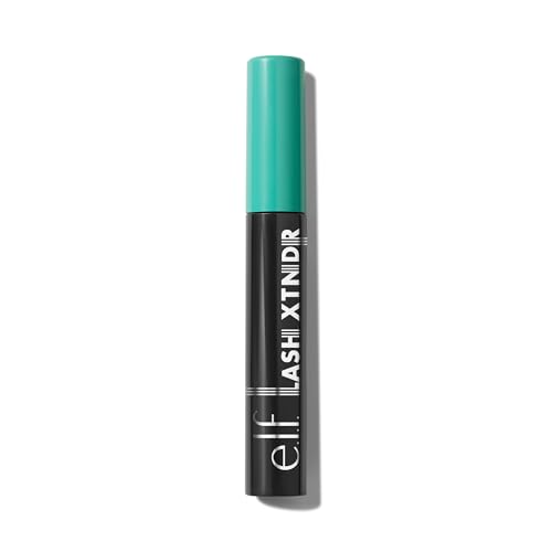 e.l.f. Lash XTNDR Mascara, Made With Tubing Technology For The Look Of Lash Extensions, Clump & Flake Free, Vegan & Cruelty-Free, Pitch Black