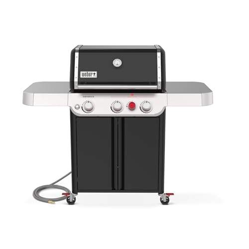Weber Genesis E-325 Natural Gas Grill for Outdoor Cooking, 3 Burners, BlackWeber Genesis E-415 Liquid Propane Gas Grill