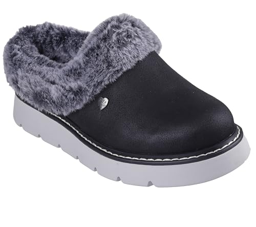 Skechers Women's Keepsakes Lite Cosy Blend Slippers 8 Black