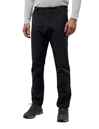 ⚡ BLITZDEAL (-78%) Jack Wolfskin Herren Activate Thermic Pants M Wanderhose, Schwarz, 46 EU