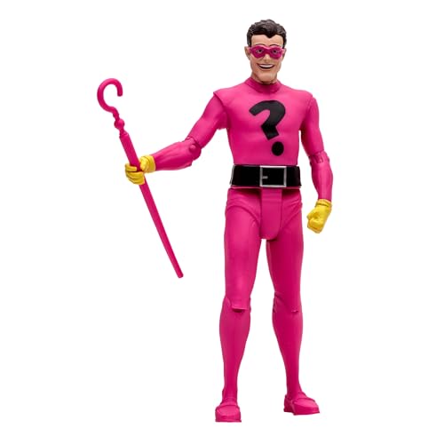McFarlane Toys DC Retro The Riddler (The New Adventures of Batman) 6 Inches Action Figure - Outsmart Gotham's Dark Knight with this Retro Villain