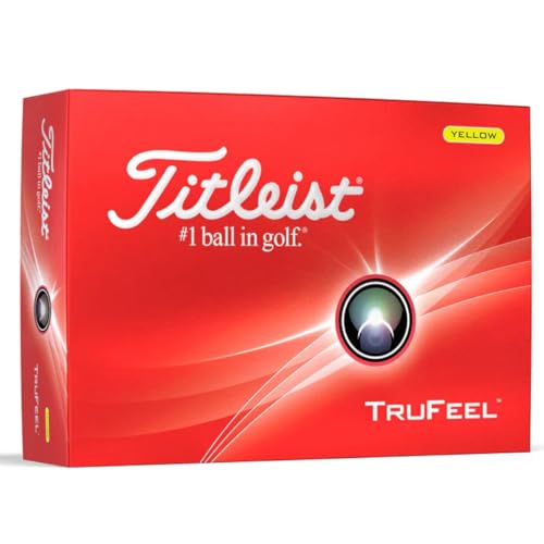 Titleist TruFeel Golf Balls, Yellow (One Dozen)