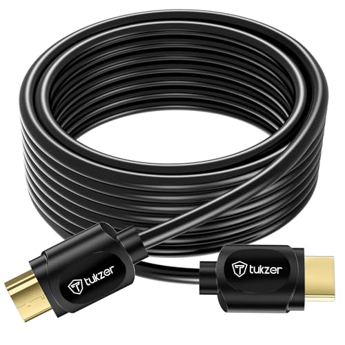 Tukzer 4K HDMI Cable, Support 3D, Ultra HD 4K @60Hz, High-Speed 10.2Gbps Ethernet, Audio Return Channel, Gold-Plated Connector| For UHD TV, Monitor, C