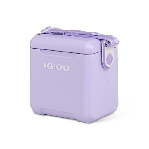 Igloo Lilac Breeze 11 Qt Tag-Along Too Strapped Picnic Style Cooler