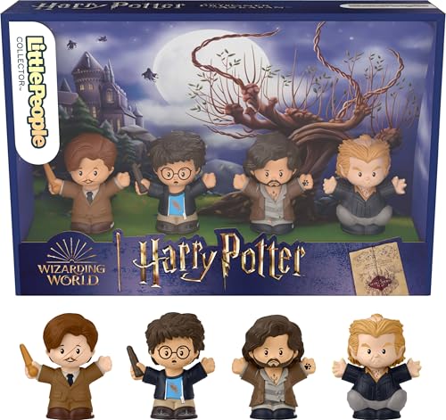 Little People Collector Harry Potter and the Prisoner of Azkaban Movie Special Edition Set for Adults & Fans, 4 Figures 