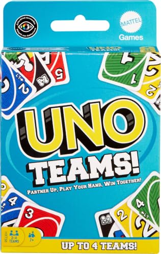 (-46%) Mattel Games UNO Teams Kartenspiel, ab 7 Jahren, 2-10 Spieler