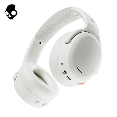 Skullcandy Crusher ANC 2 Wireless Bluetooth Over-Ear Headphones with Active Noise Cancellation, Adjustable Sensory Bass, 50Hr Battery, 40 mm Drivers, 