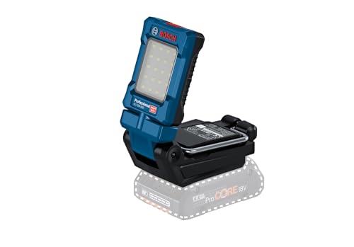 (-49%) Bosch PRO 18V System Akku Leuchte GLI 18V-800 (mit 800 Lumen, 20 LEDs, Leuchtenkopf um 360° schwenkbar und um 180° neigbar)