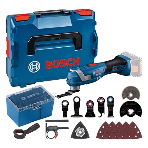 (-52%) Bosch Professional 18V System Akku Multi-Cutter GOP 18V-34 (Vibration Control, inkl. mehrere Sägeblätter, 1x Schleifplatte, 5x Schleifblatt, 5x Zubehör, L-BOXX, ohne Akku/ Ladegerät)