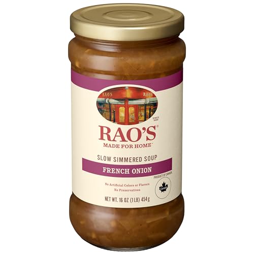 Rao's Made for Home French Onion Soup, 16 oz, Traditional Italian Heat and Serve Soup, Made with Premium Quality Ingredients