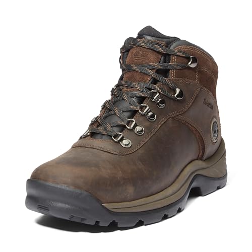 Timberland Men's Flume Mid Waterproof Hiking Boot, Dark Brown-NEW 2024, 11