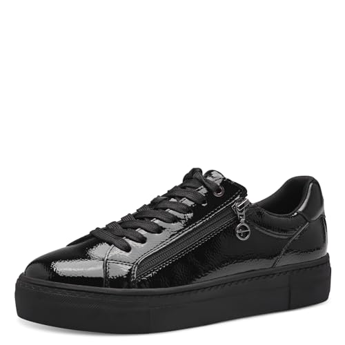 (-35%) Tamaris Damen Schnürer Vegan schwarz 38