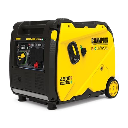 Champion 4500 Watt Dual Fuel Inverter Portable Generator