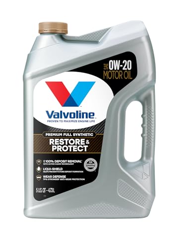 Valvoline Restore & Protect Full Synthetic 0W-20 Motor Oil 5 Quart