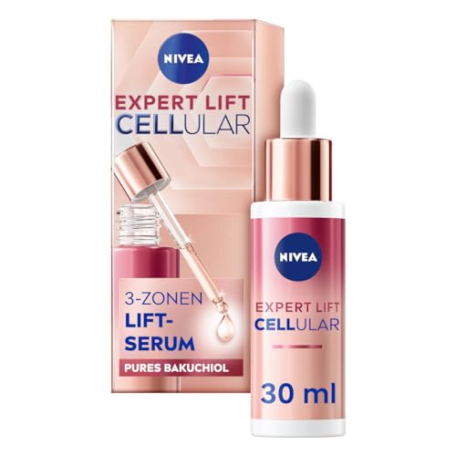 🔥 STARKER PREIS (-43%) NIVEA Expert Lift Cellular 3-Zonen Lifting Serum mit Bakuchiol, 30 ml