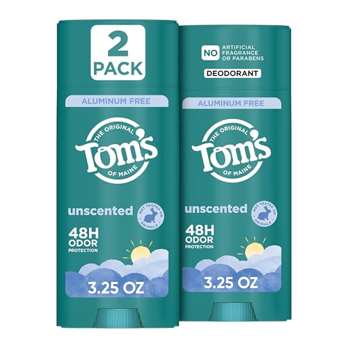 Toms Of Maine Unscented Natural Deodorant Aluminum Free Clear
