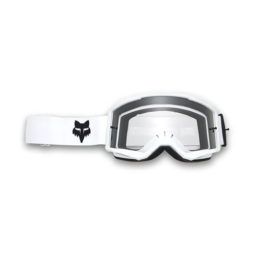 Fox Racing Unisex Main Motocross Dirt Bike Goggle, White, OS