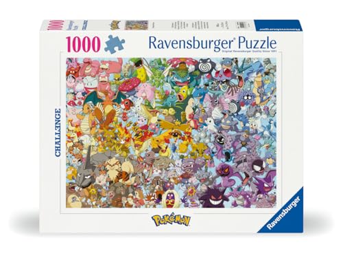 Erwachsenenpuzzle 1000 Teile - Challenge Pokémon, New Version