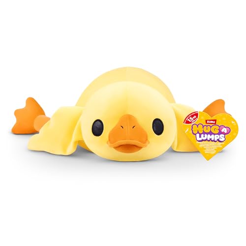 Hug-A-Lumps Duck(Bailey) Weighted Plush 3.3 Lbs, Cuddly, Squishy, Comfort Plush, Anti-Stress by ZURU