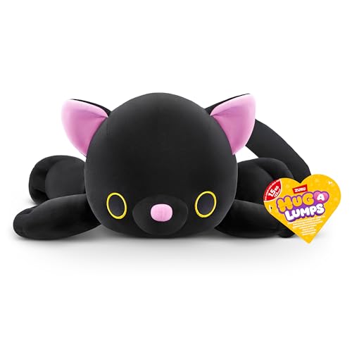 Hug-A-Lumps Kitty(Cleo) Weighted Plush 3.3 Lbs, Cuddly, Squishy, Comfort Plush, Anti-Stress by ZURU