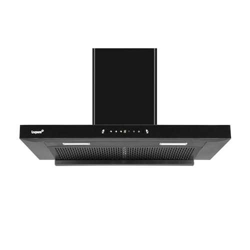 Livpure Fenix 90 cm | T-Shape Chimney | 1400 m³/hr Suction | Filterless | Touch &amp; Gesture Control | Low Noise | 10 Years Motor + 2 Years Comprehen