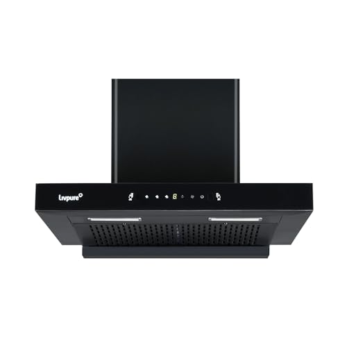 Livpure Fenix 60 cm | T-Shape Chimney | 1400 m³/hr Suction | Filterless | Touch & Gesture Control | Low Noise | 10 Years Motor + 2 Years Comprehensive