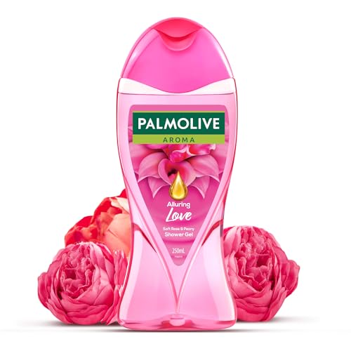 Palmolive Soft Rose & Peony Aroma Alluring Love Body Wash | Mood boosting fragrance | Brightening | For youthful, hydrated skin | No paraben & silicon