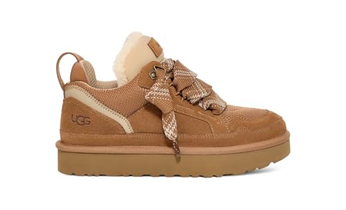 UGG Women's LOWMEL Sneaker, Chestnut, 10