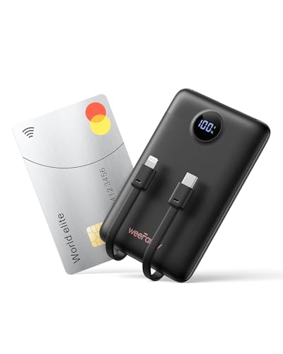 (-21%) WeeFancy 10000 mAh Mini Power Bank, 22,5W Schnelllade Externer Akku