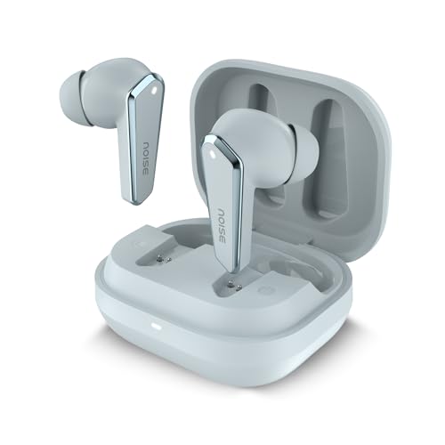 Noise Buds N1 Truly Wireless Earbuds with Chrome Finish, 40H of Playtime, Quad Mic with ENC, Ultra Low Latency Gaming (Up to 40 Ms), Instacharge(10 Mi