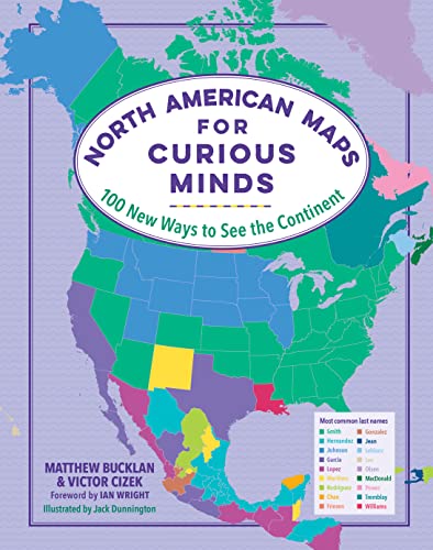 North American Maps for Curious Minds (By: Matthew Bucklan) cover