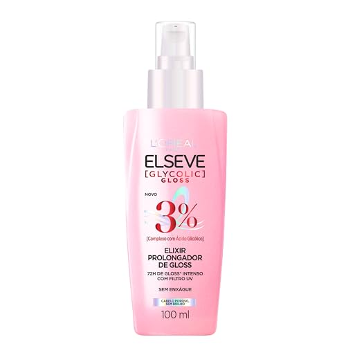 L'Oréal Paris Elseve Glycolic Gloss, Sérum Finalizador Antiporosidade 100ml