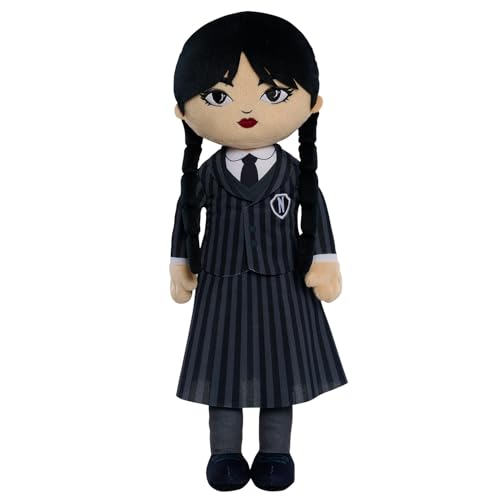 WEDNESDAY Large 15.5-inch Plush Doll, Kids Toys for Ages 3 Up by Just Play
