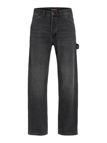 ⚡ BLITZDEAL (-72%) JACK&JONES Herren Jjieddie Jjcarpenter SBD 716 Jeanshose, Black Denim, 31W x 32L