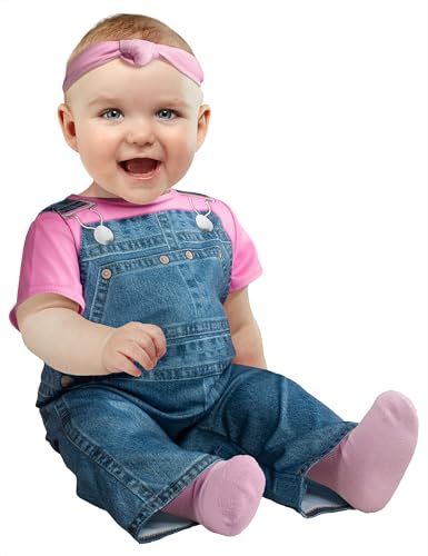 Rubies Ms. Rachel Cute Costume Jumpsuit and Headband for Infants and Toddlers for Themed Parties and Halloween, 6-12 Months