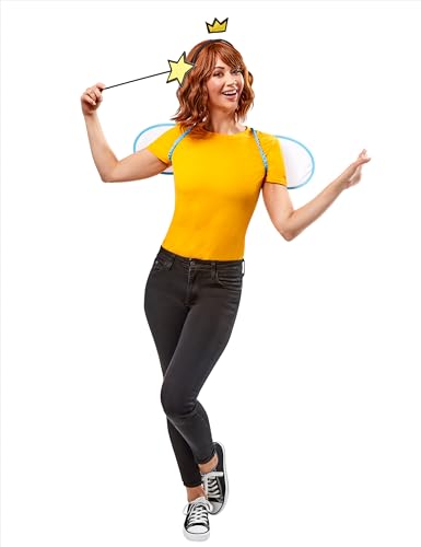 Rubies Adult Nickelodeon Fairly OddParents Costume Kit with Wings, Crown, Headband, and Wand, One Size for Themed Parties and Halloween