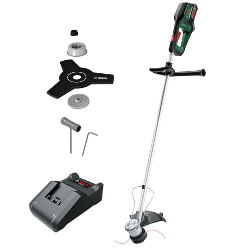 Bosch 36V Brushless Cordless Line Trimmer Whipper Snipper with 2.0Ah Battery and Charger...