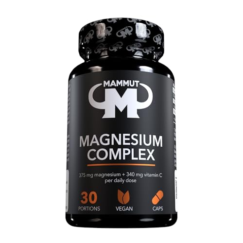 ⚡ BLITZDEAL (-54%) Mammut Nutrition Magnesium Kapseln, 4 Magnesiumformen, 90 Stück, 375 mg