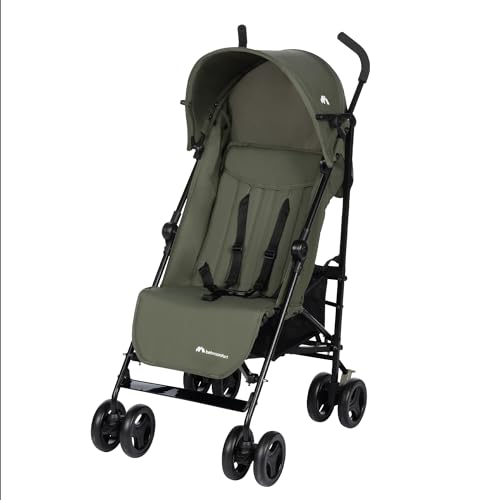 Bebeconfort Rainbow, Lightweight Baby Buggy Stroller, Multi-Position Reclining Stroller, Foldable with Compact Closure, for Children Aged 6 Months - 4 Years, max 22 kg, Travel Buggy, Mineral Green